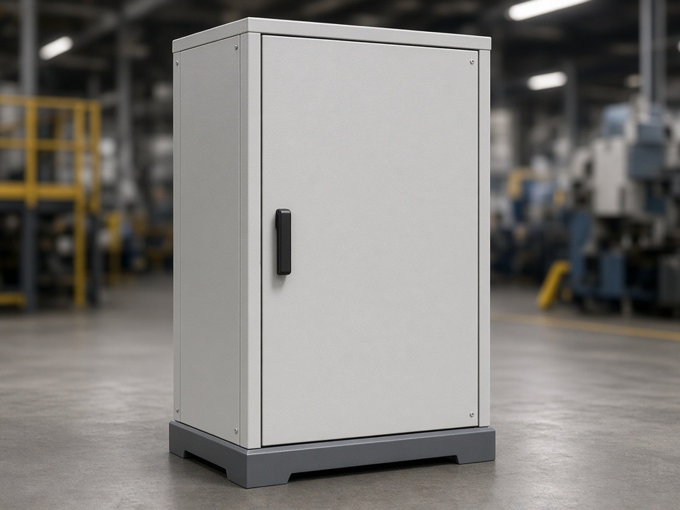 Floor Mount Electrical Enclosures with Reinforced Base Anchoring