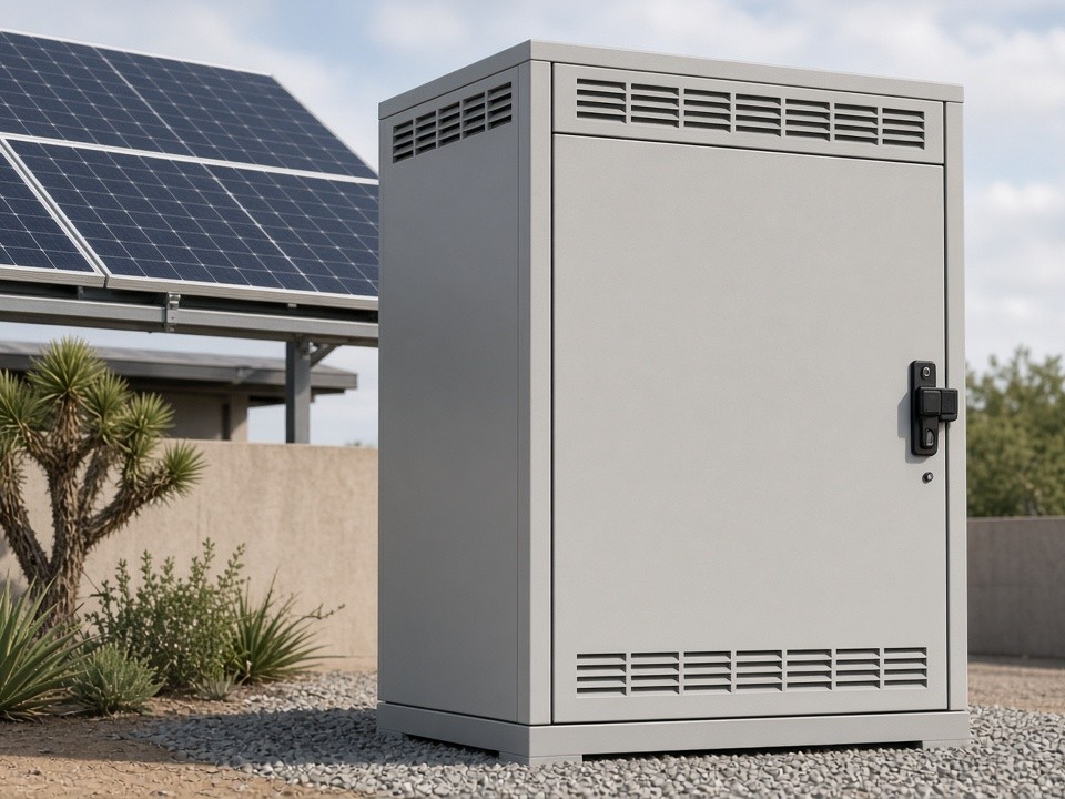 Solar Battery Enclosure Manufacturing | Custom Industrial Storage Cabinets